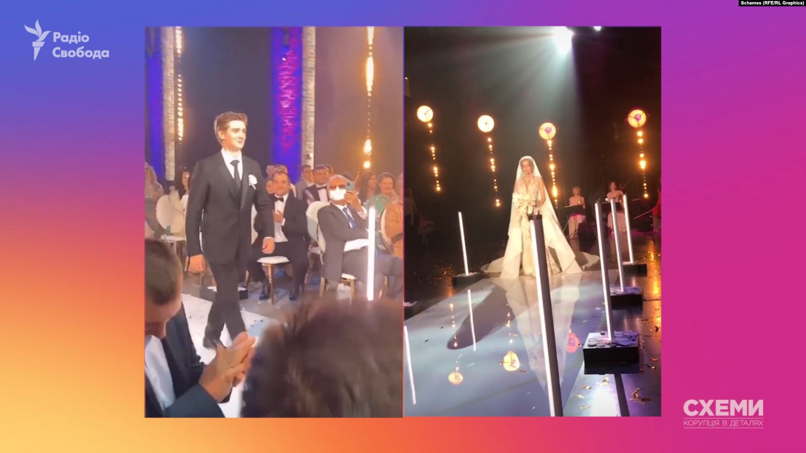 З'явилося відео з помпезного весілля сина куми Путіна: хто розважав VIP-гостей